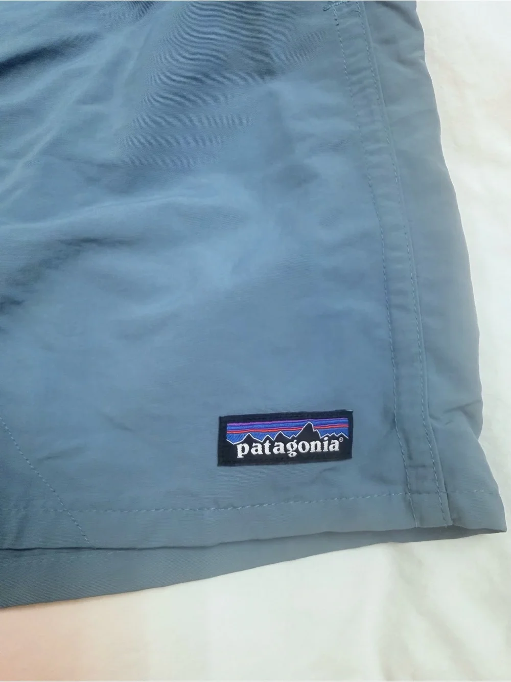 Like new Patagonia Slate Blue Casual Swim Shorts, Size L